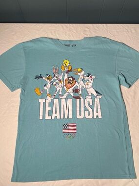 Warner Bros. Aqua Looney Tunes X Team USA Graphic Tee